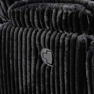 Admiral Motion Loveseat with Console in Masis Black