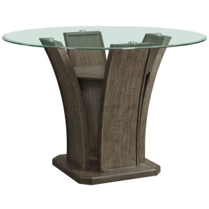 Dapper Grey Round Counter Table
