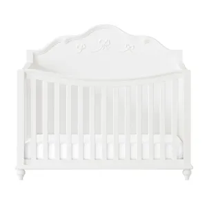 Alana Crib with Guardrails in White