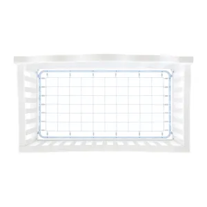 Alana Crib with Guardrails in White