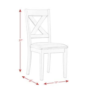 Alex Dining Side Chair Espresso (2 PER PACK)