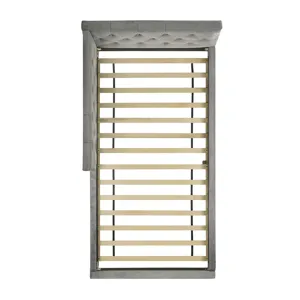 Amberley Twin UPH Corner Bed with LED and USB in Grey