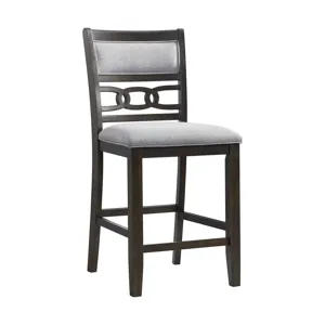 Amherst Counter Side Chair W/Fabric Cushion Dark Finish (2 Per Pack)
