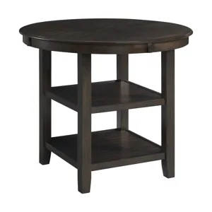 Amherst Counter Table w/Wood Leg Dark Finish