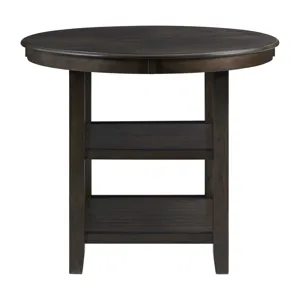 Amherst Counter Table w/Wood Leg Dark Finish