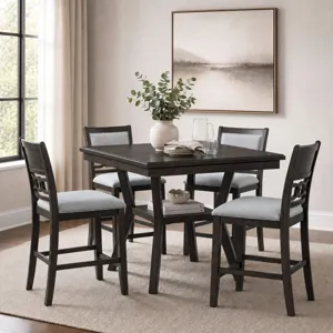 Amherst Square Counter Table in Dark