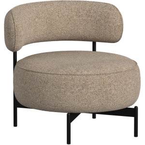 Antonia Swivel Chair in Heron Brown