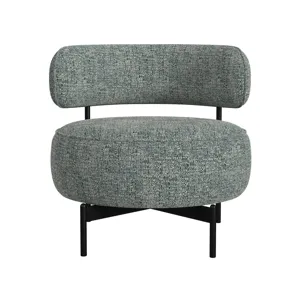 Antonia Swivel Chair in Heron Teal