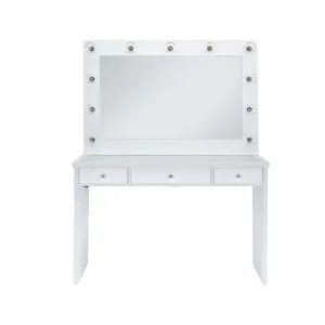 Ariana Complete Dressing Table with Lightbulbs