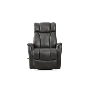 Aries Swivel Recliner in Bolero PU Slate