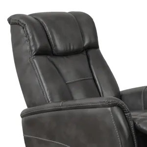 Aries Swivel Recliner in Bolero PU Slate