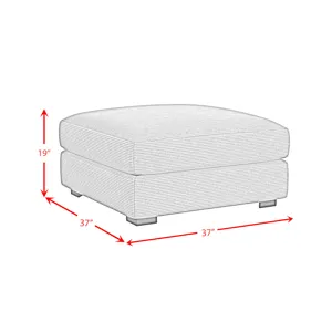 Arizona Modular Ottoman in Steno Beige