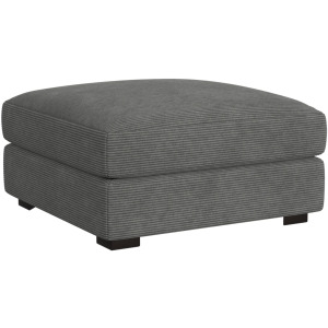 Arizona Modular Ottoman in Steno Charcoal