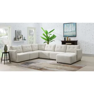 Armani Modular LSF Chair In Columbia Natural No Pillow (ISTA3 packaging)