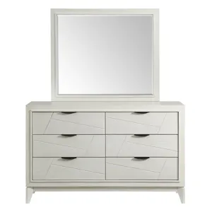 Artis Dresser and Mirror in White
