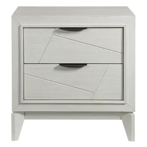 Artis Nightstand w/ USB in White