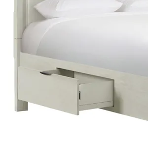 Artis Queen Bed w/ Storage in White