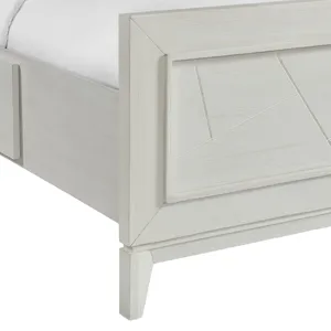 Artis King Bed w/ Storage in White