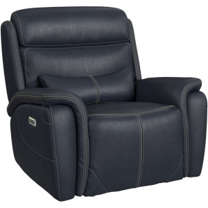 Aruba Power Motion Recliner with Power Headrest in Pebble Navy