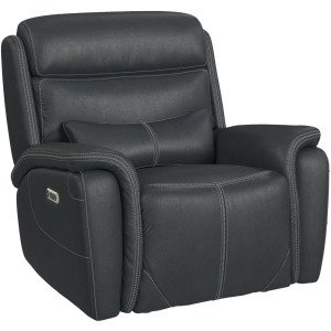 Aruba Power Motion Recliner with Power Headrest in Pebble Grey