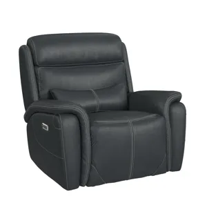 Aruba Power Motion Recliner with Power Headrest in Pebble Grey
