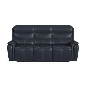 Aruba Power Motion Sofa with Power Headrest in Pebble Navy