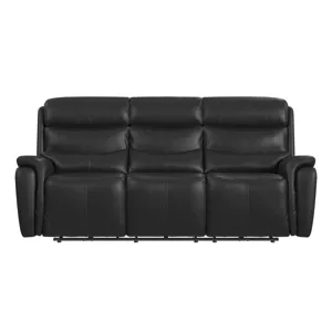 Aruba Motion Sofa in Pebble Black