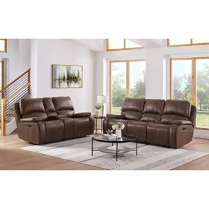 Atlantis Motion Sofa in Heritage Brown