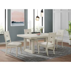 Avalanche Dining Side Chair in Antique White (2 Per Carton)