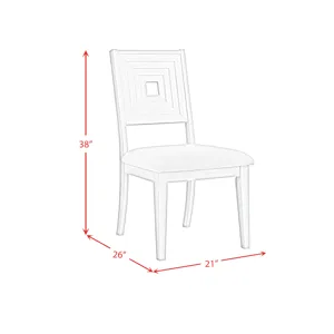 Avalanche Dining Side Chair in Antique White (2 Per Carton)