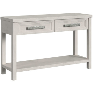 Avalanche Sofa Table in Antique White