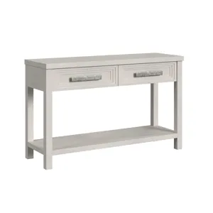 Avalanche Sofa Table in Antique White