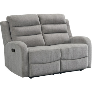 Avanti Motion Loveseat in Whiskers Nature Grey