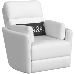 Avila Swivel Power Glider Recliner in Culp Peyton Pearl