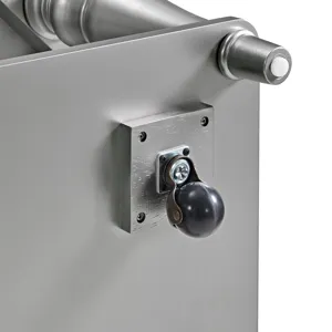 Avril Coffee Table with Casters in Silver