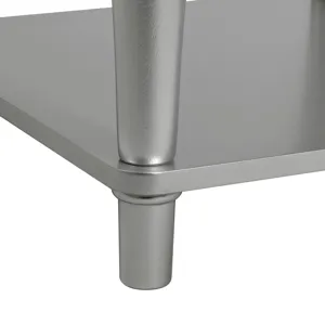 Avril End Table in Silver
