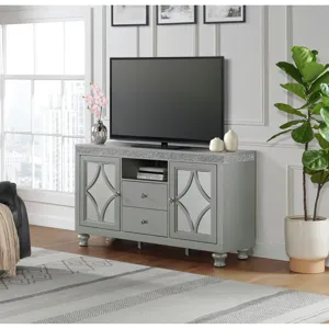 Avril 60\" TV Stand in Silver