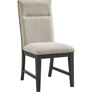 Axel Dining Chair with Light Grey Fabric in Espresso (2 Per Carton)
