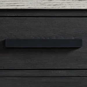 Axel Server in Light Grey and Espresso