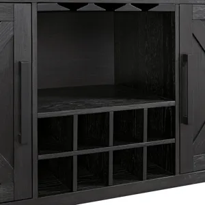 Axel Server in Light Grey and Espresso