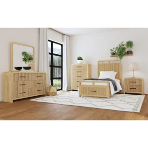 Ridgemont Twin/Full Rails for Storage Bed in Natural