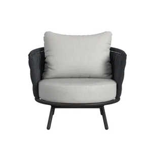 Bali Chairs with Olefin Grey in Dark Grey (2 Per Carton)
