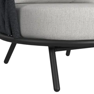 Bali Chairs with Olefin Grey in Dark Grey (2 Per Carton)