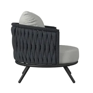 Bali Chairs with Olefin Grey in Dark Grey (2 Per Carton)