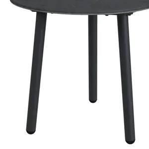 Bali Two Piece Occasional Set in Dark Grey