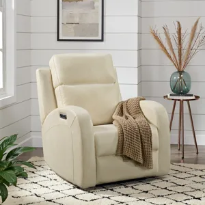 Bandito Power Recliner in Pebble Cream