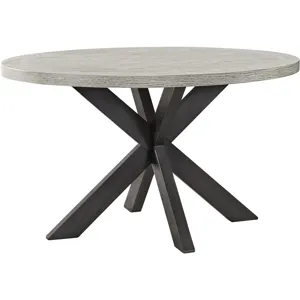Axel 5 PC Dining Set in Light Grey Top / Espresso