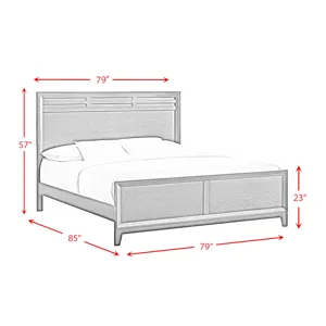 Beaumont King Panel Bed in Merlot
