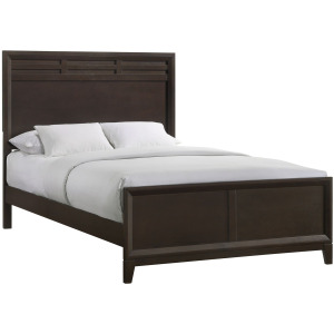 Beaumont Full Panel Bed in Merlot