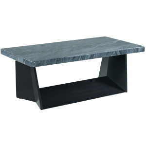 Beckley Coffee Table Complete in Dark Marble Top